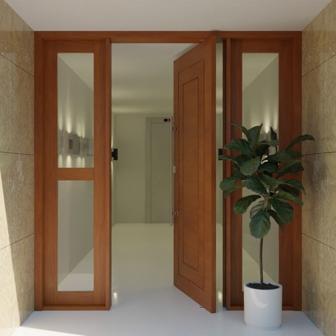 15 Modern Doors 3D model_17