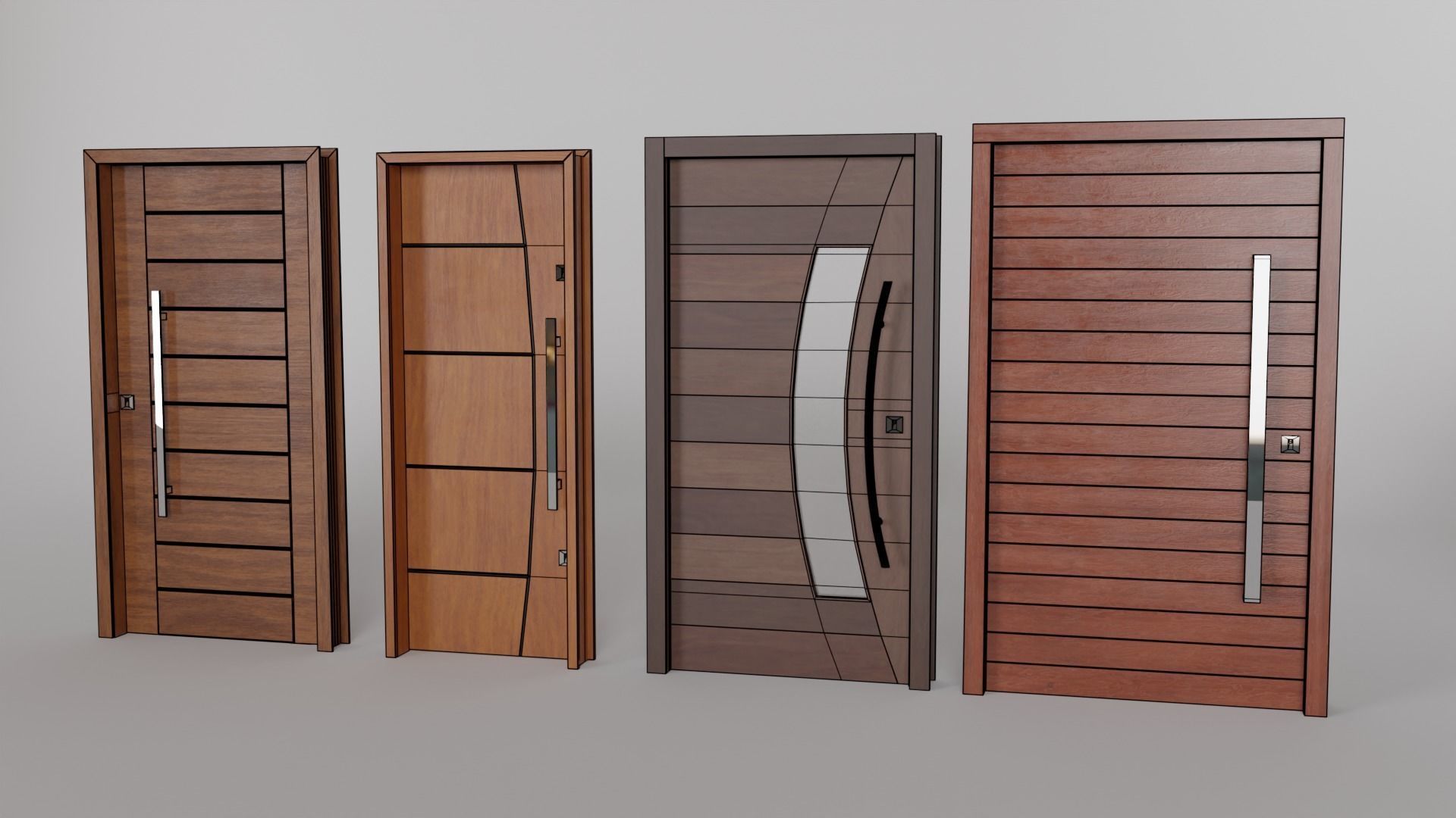 15 Modern Doors 3D model_50