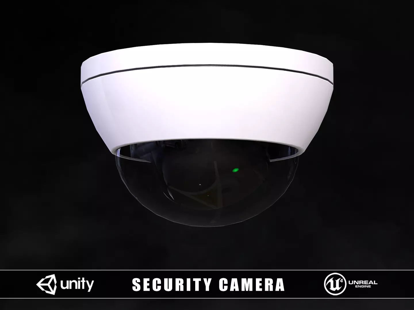 Security Camera Low-poly 3D model