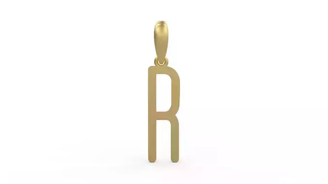 Initial Letters Pendant FRESH BERRIES R