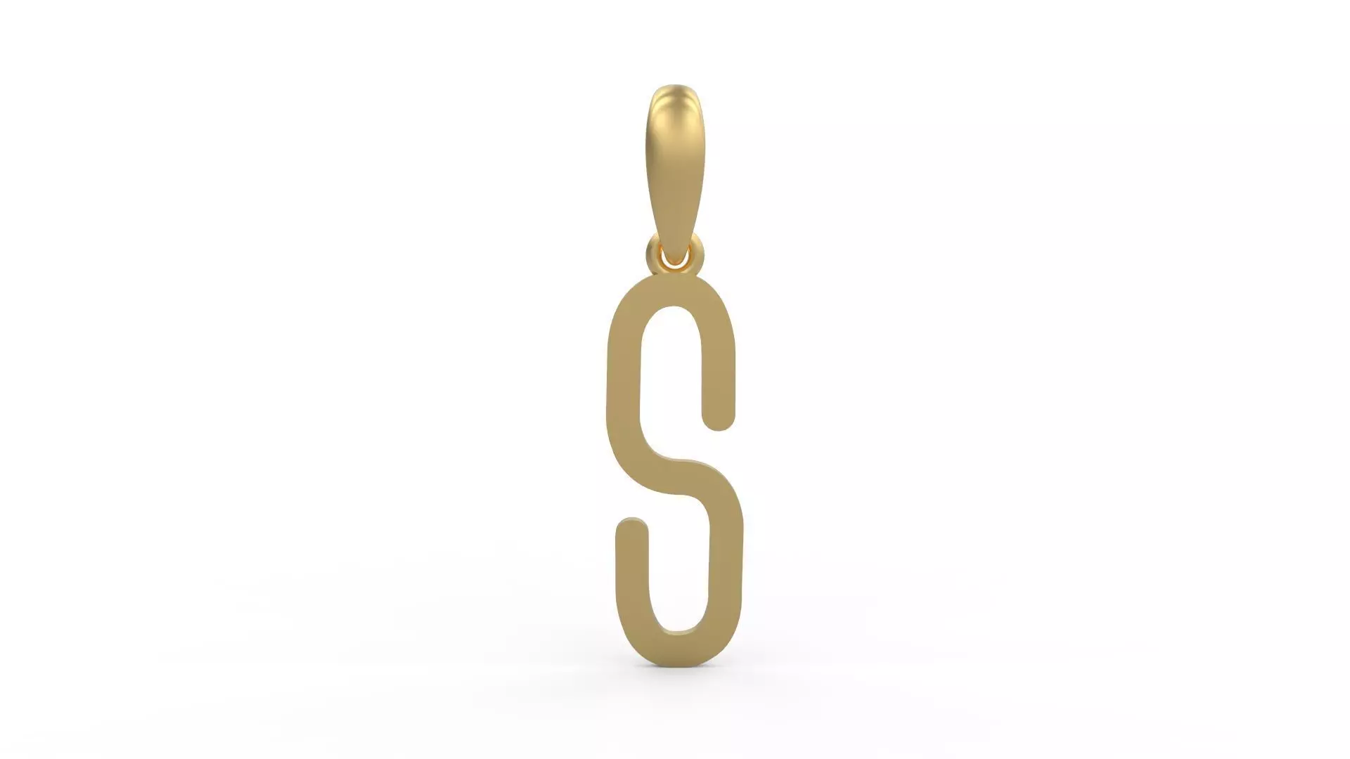 Initial Letters Pendant FRESH BERRIES S 3D print model_0