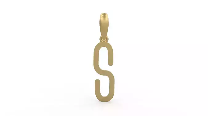 Initial Letters Pendant FRESH BERRIES S
