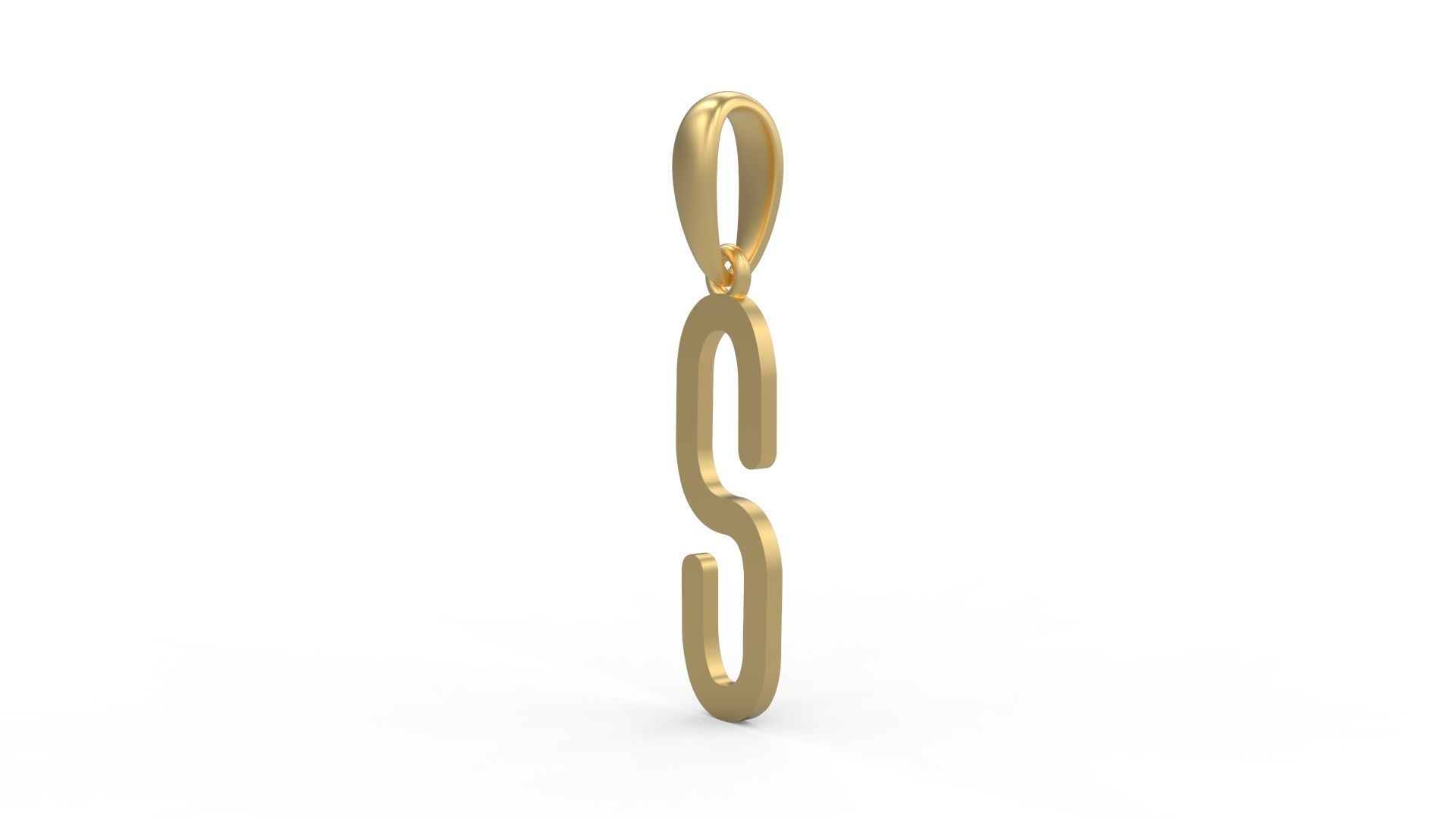 Initial Letters Pendant FRESH BERRIES S 3D print model_1