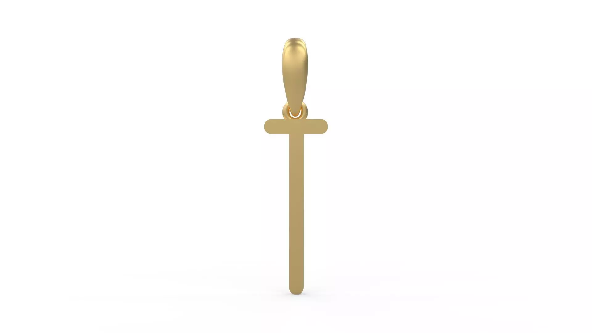 Initial Letters Pendant FRESH BERRIES T 3D print model_0