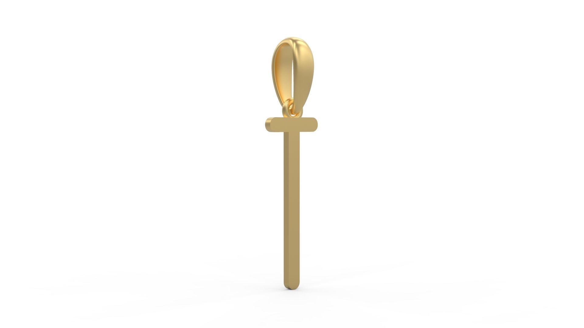 Initial Letters Pendant FRESH BERRIES T 3D print model_3