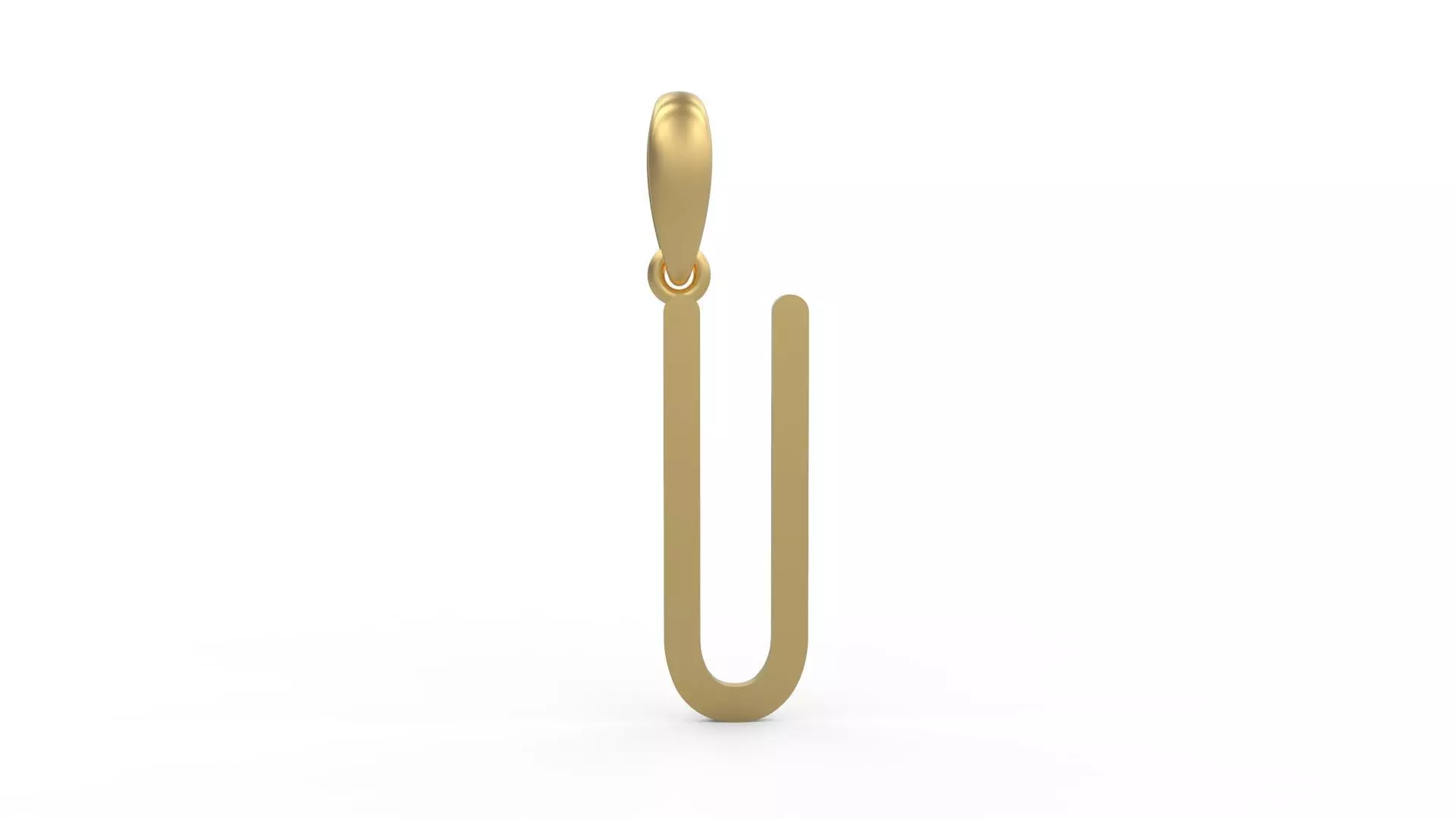 Initial Letters Pendant FRESH BERRIES U 3D print model