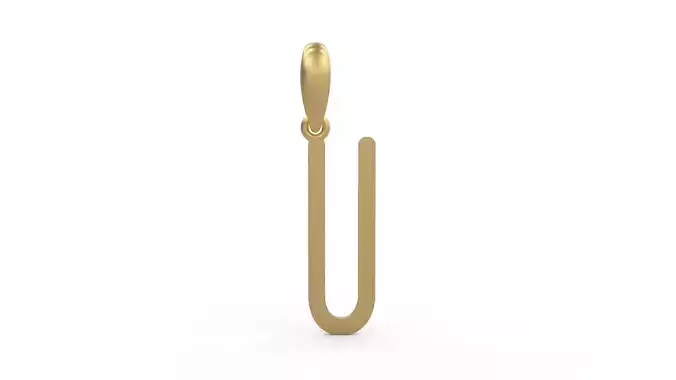 Initial Letters Pendant FRESH BERRIES U