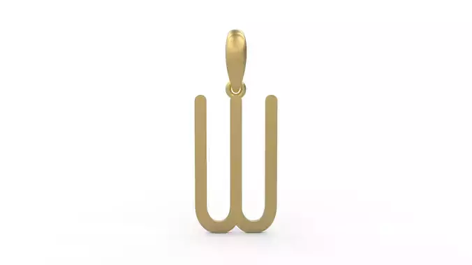 Initial Letters Pendant FRESH BERRIES W