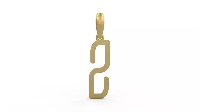 Initial Letters Pendant FRESH BERRIES Z