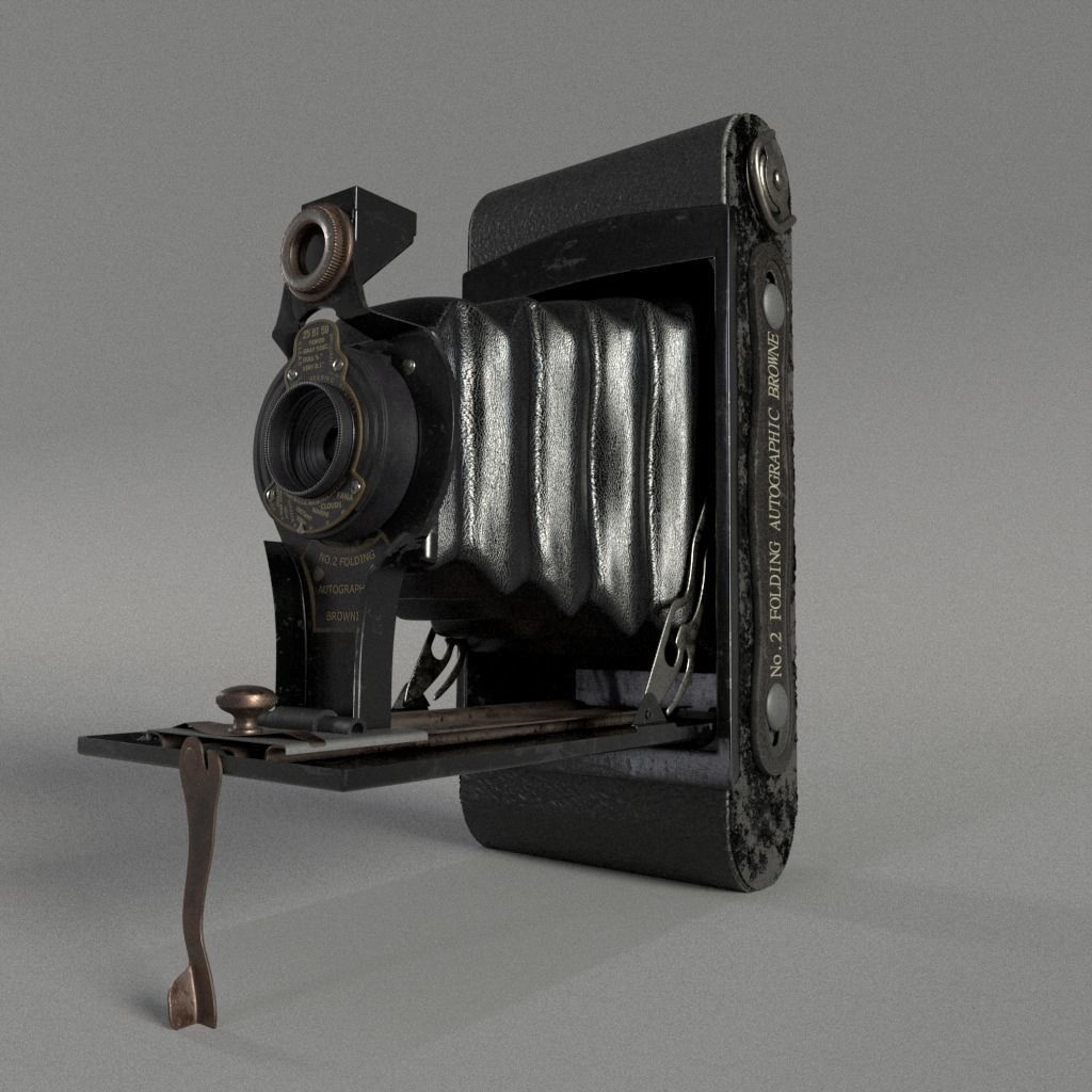 antique camera 3D model_3
