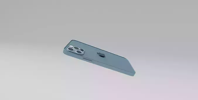 iPhone 12 pro max blue 3D model