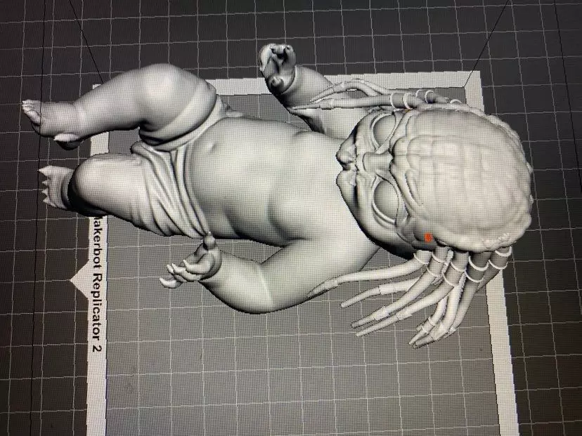 Baby Predator 3D print model_0