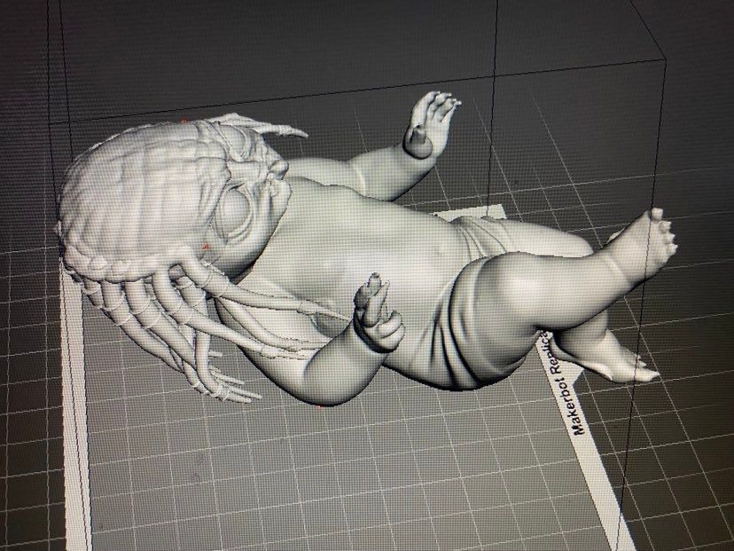 Baby Predator 3D print model_1