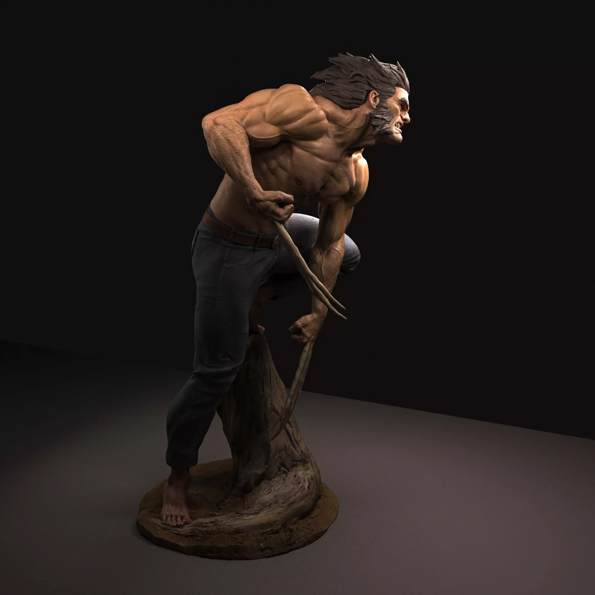 WOLVERINE  3D print model LOGAN  3D print model_0