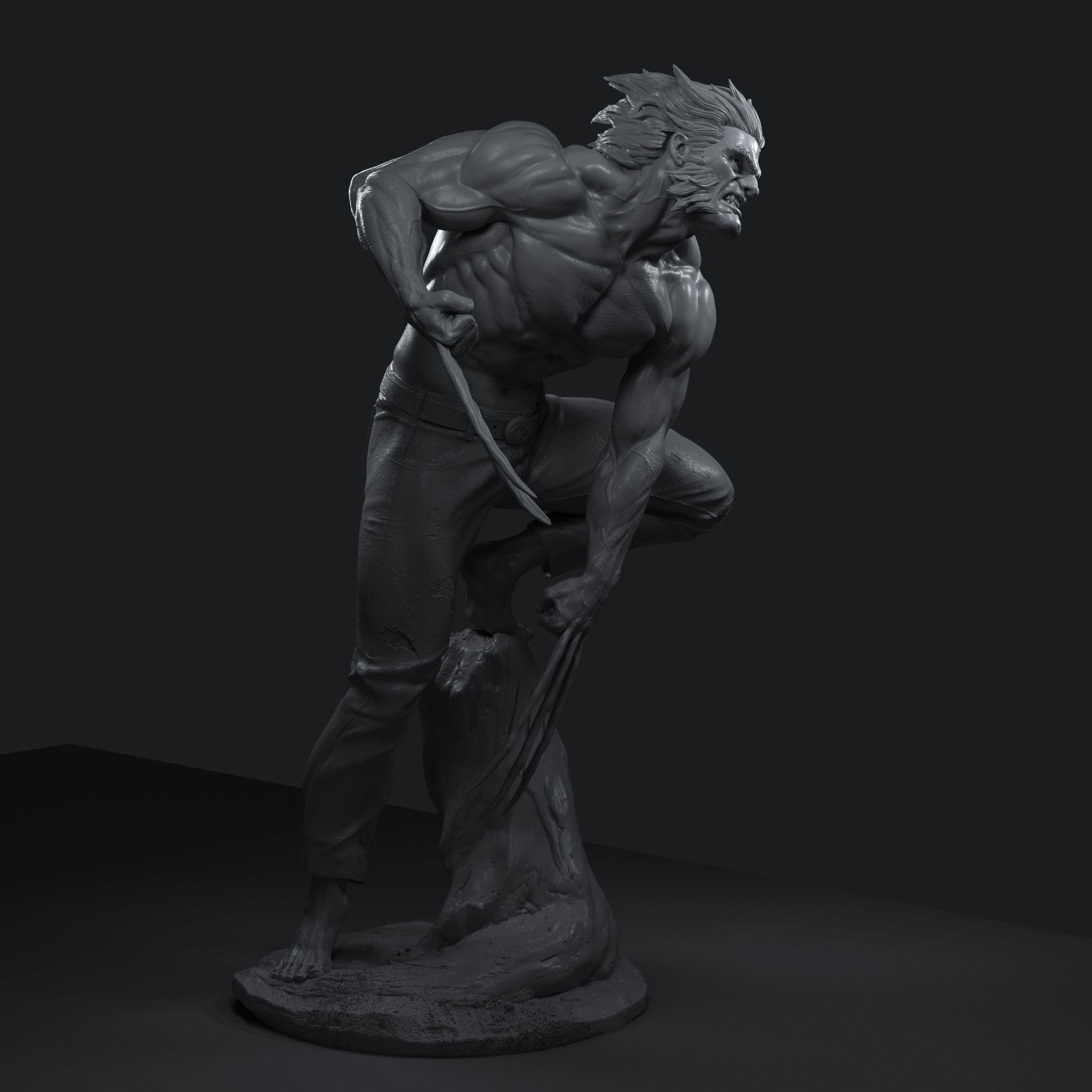 WOLVERINE  3D print model LOGAN  3D print model_7