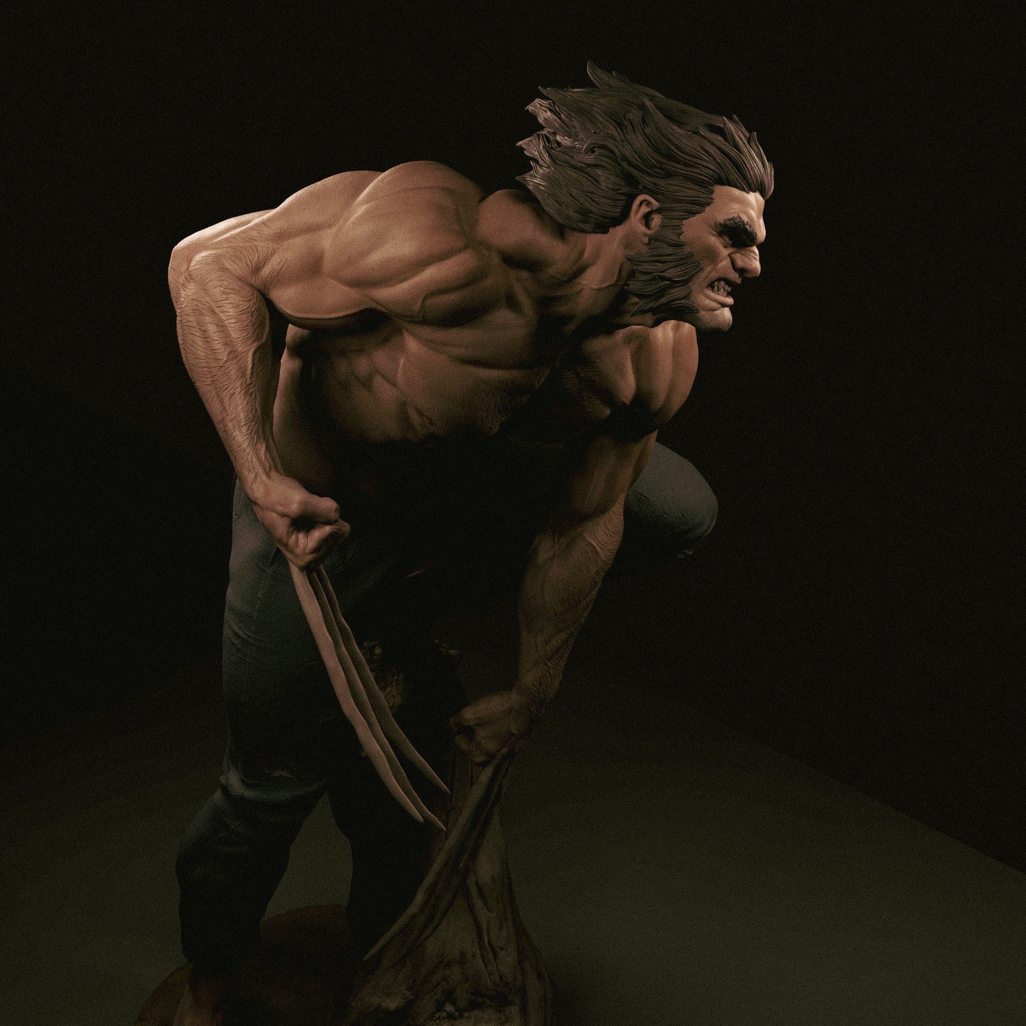 WOLVERINE  3D print model LOGAN  3D print model_1