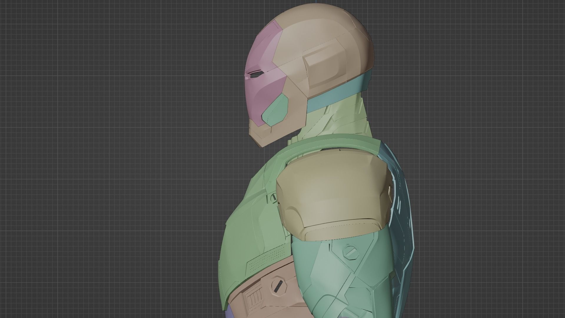 Iron Man Mark 46-47 full suit 3D print model_17