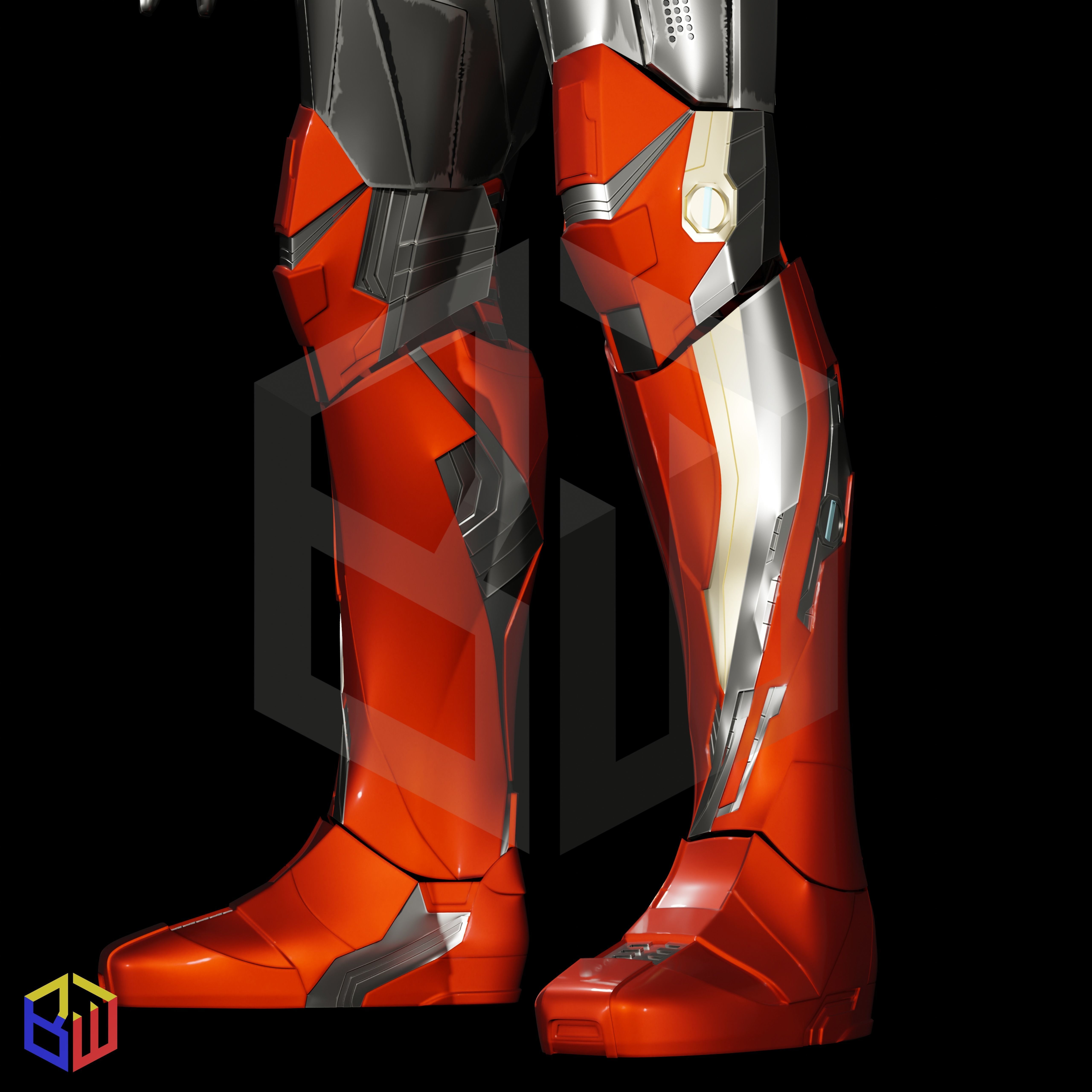 Iron Man Mark 46-47 full suit 3D print model_8