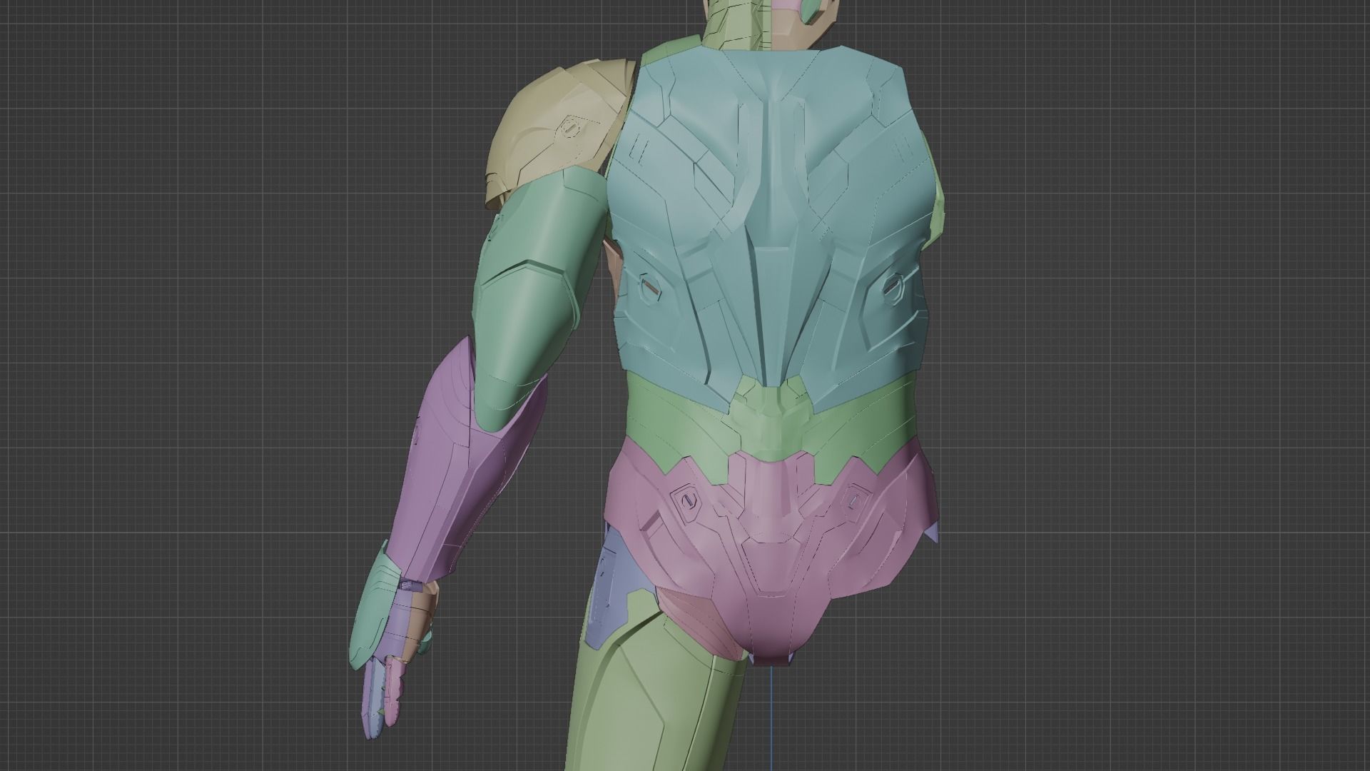 Iron Man Mark 46-47 full suit 3D print model_16