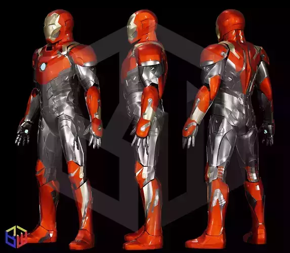 Iron Man Mark 46-47 full suit 3D print model