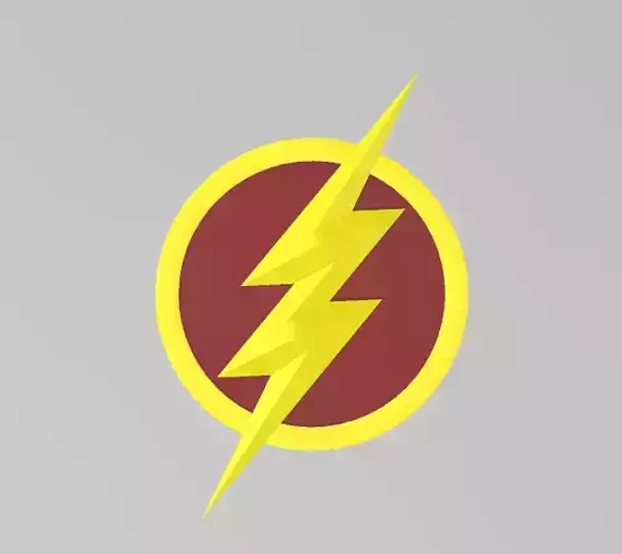 Flash Chest Emblem 3D print model