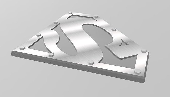Steel - Superman - John Henry Irons-  Chest Emblem Free 3D print model