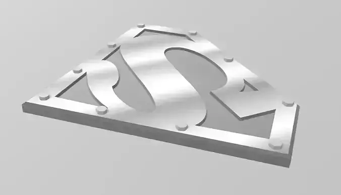 Steel - Superman - John Henry Irons-  Chest Emblem