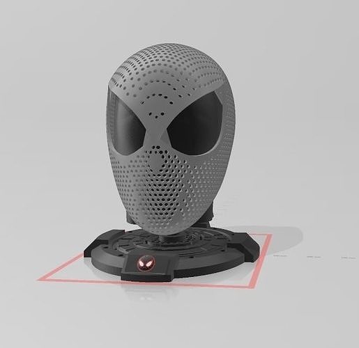 Mile Morales Spider-man Mask Stand 3D print model
