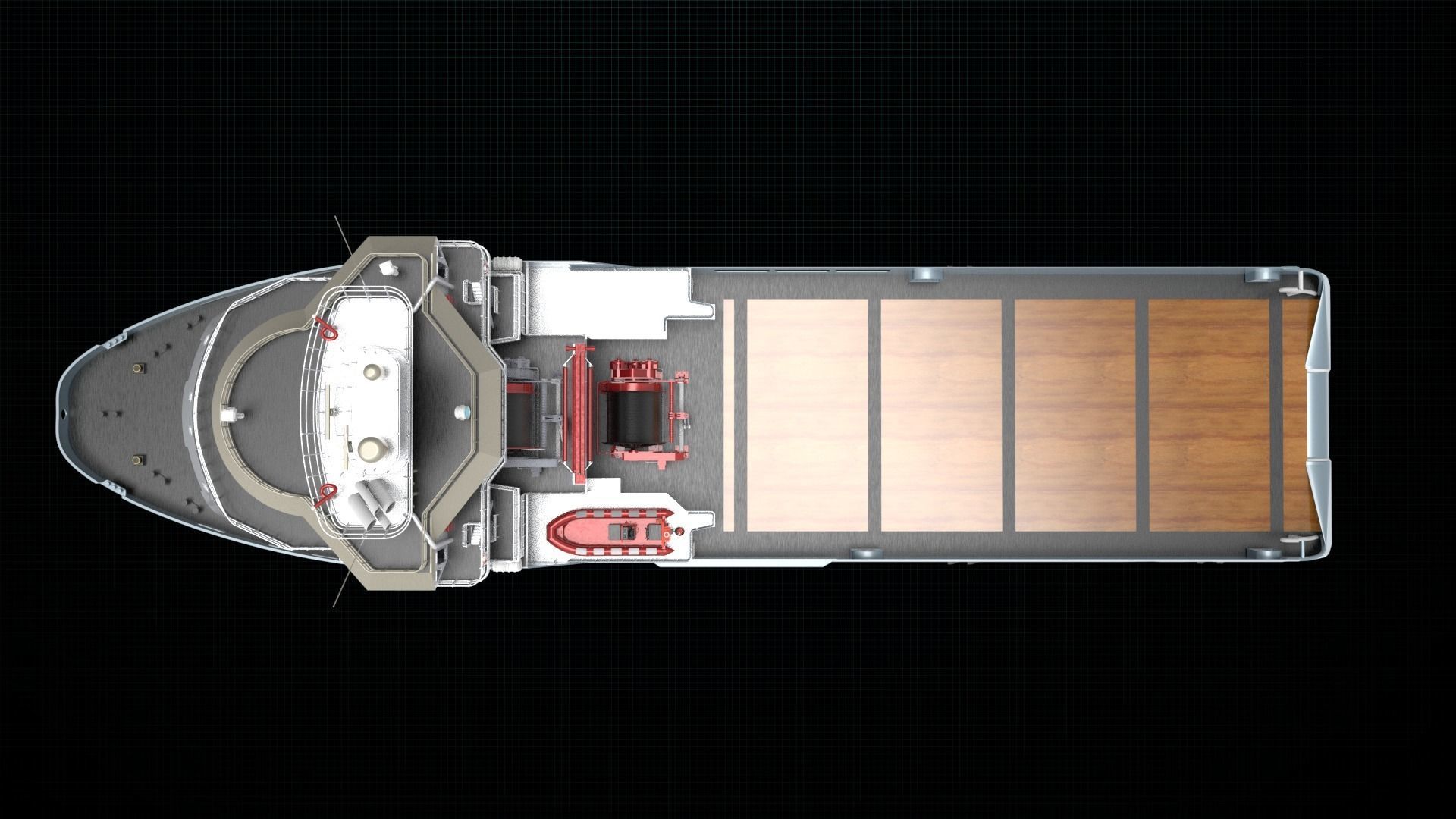 AHTS Ship 3D model_9