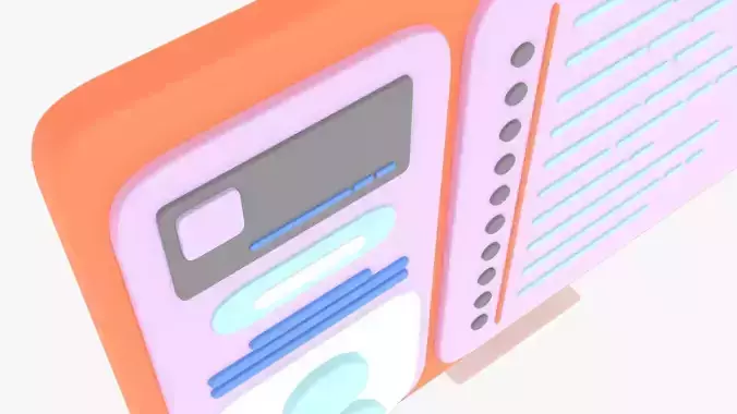 3D illustration Website design Monitor