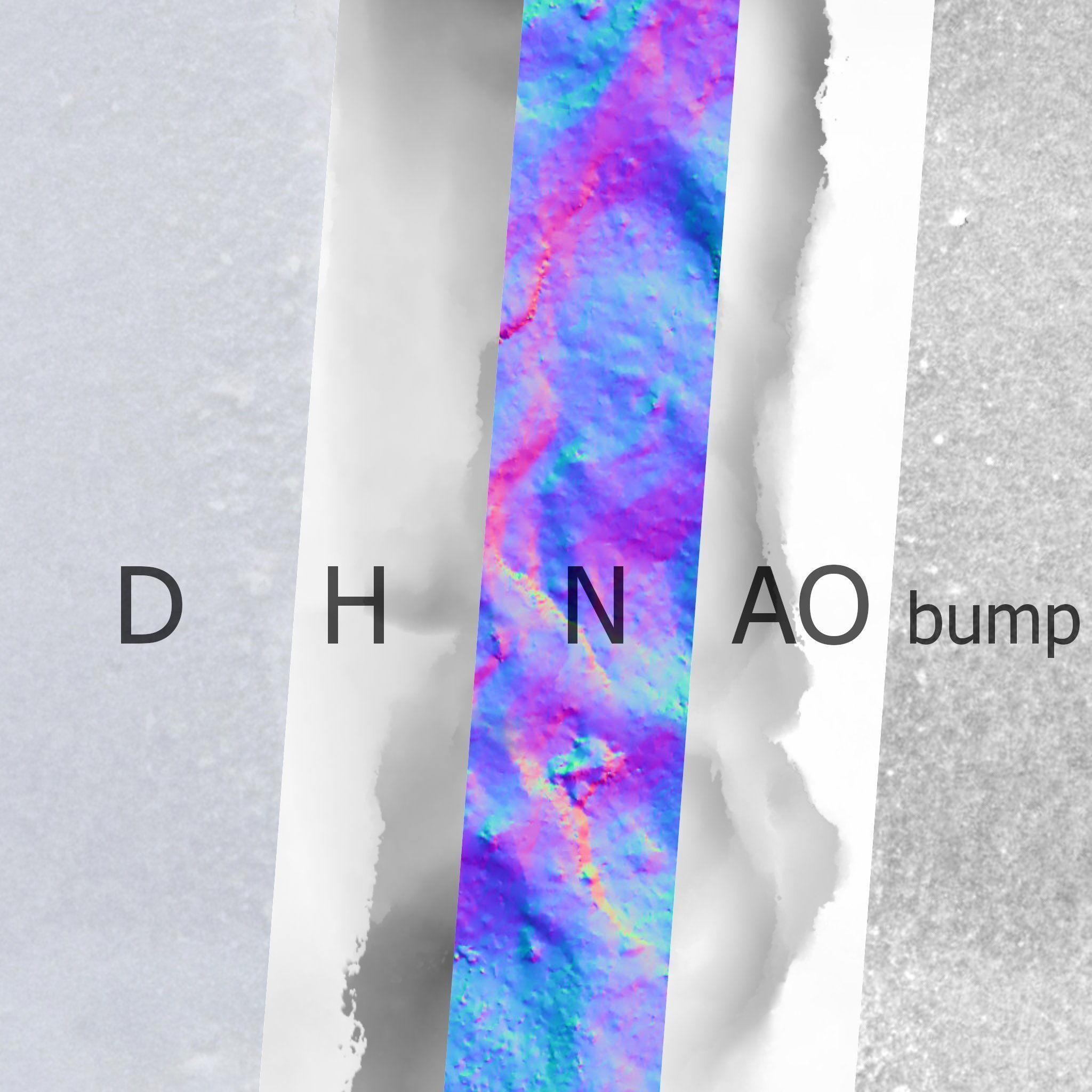 Winter snowpath 03- 6 meters 3D model_9