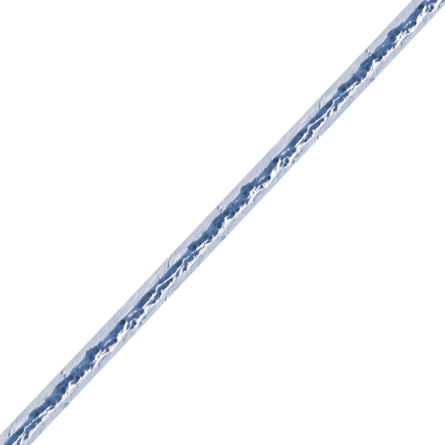 Winter snowpath 03- 6 meters 3D model_4