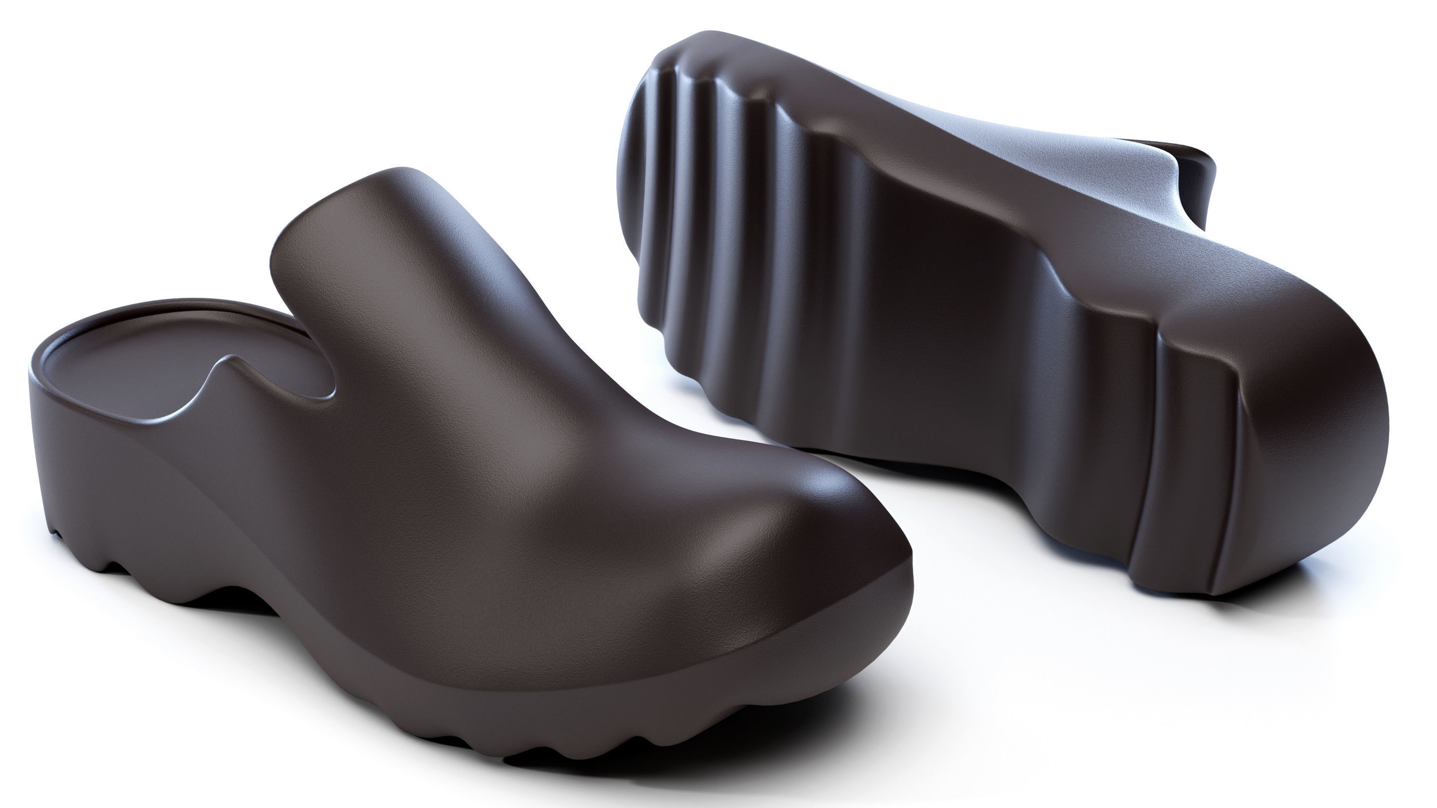 Rubber Flash Clogs 3D model_1