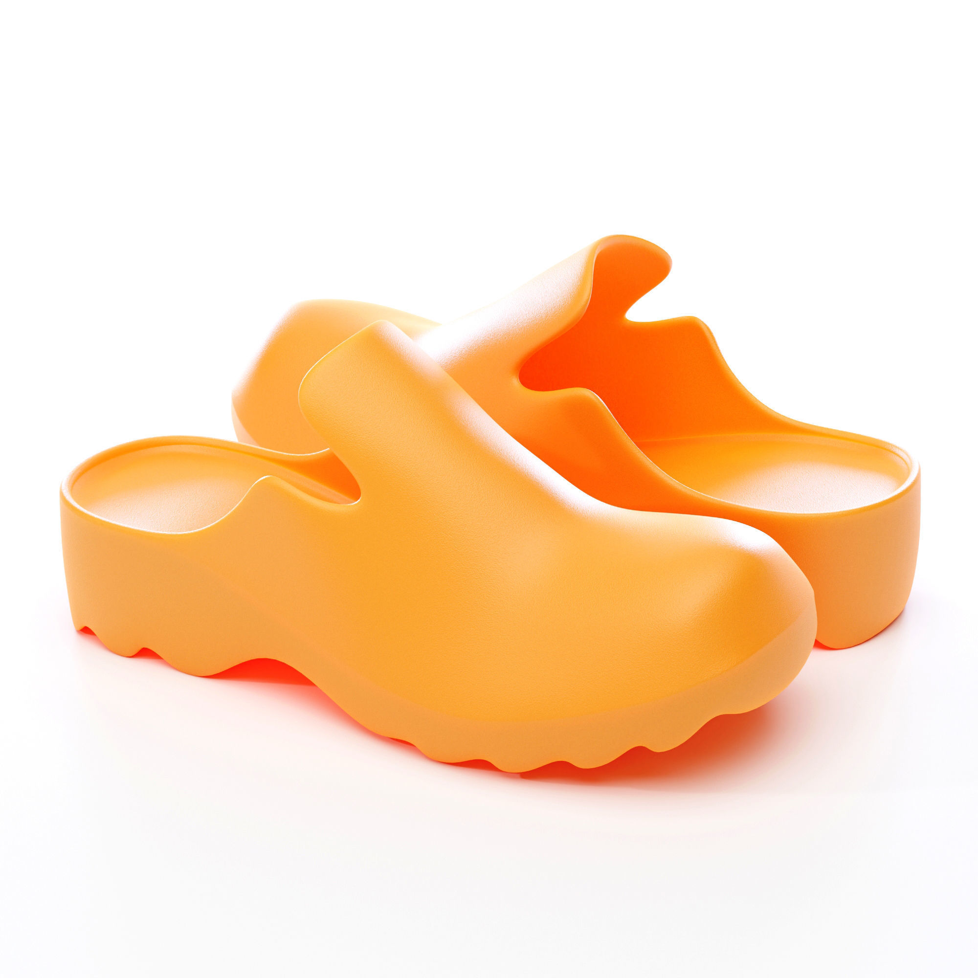 Rubber Flash Clogs 3D model_4