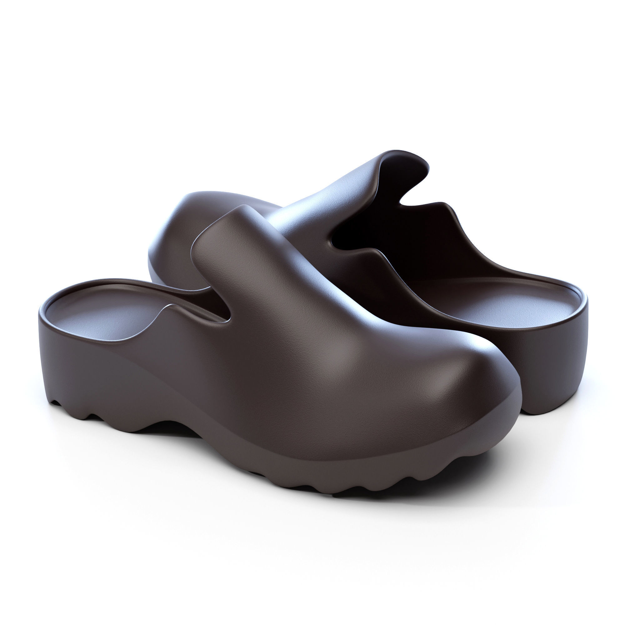 Rubber Flash Clogs 3D model_3