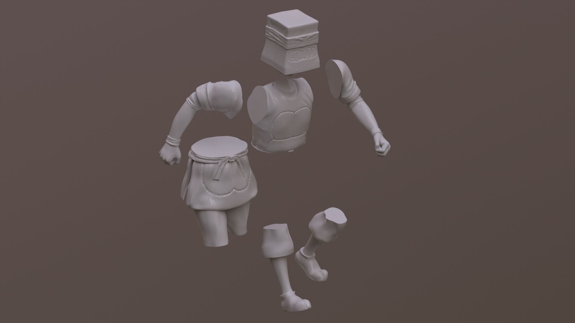 Crooked Ninja Turtle Gang - TMNT 1987 TV series 3D print model_20