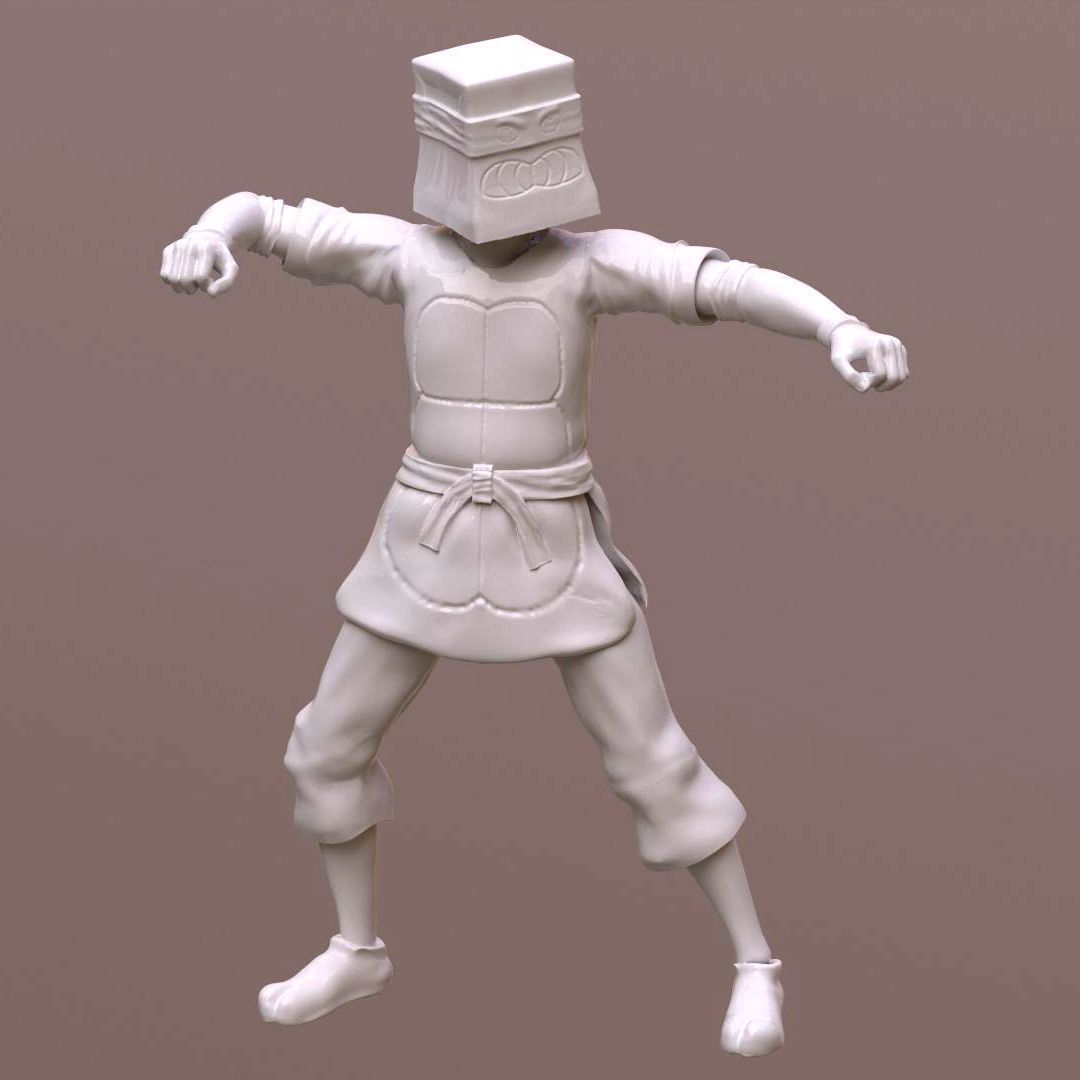 Crooked Ninja Turtle Gang - TMNT 1987 TV series 3D print model_2