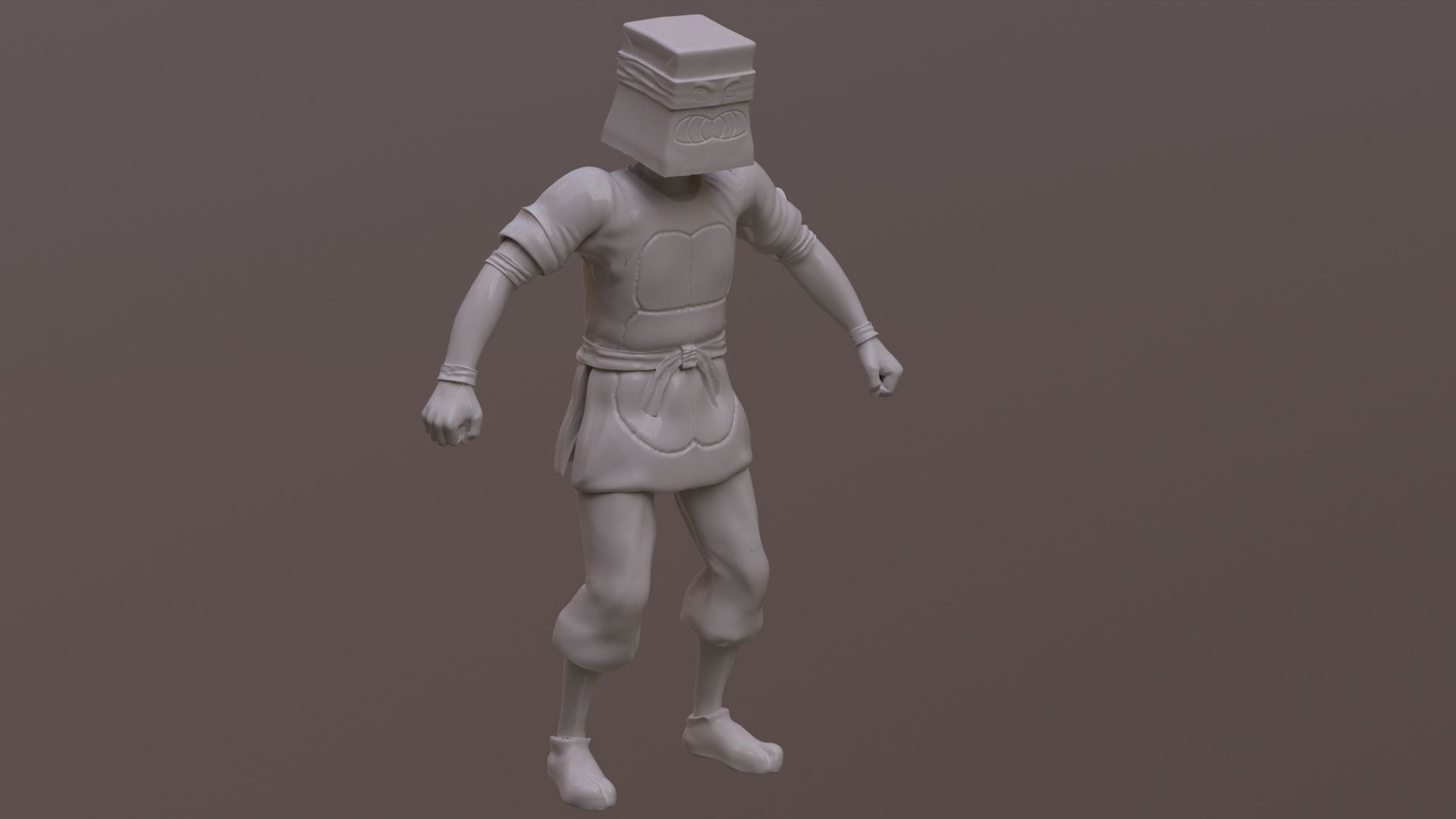 Crooked Ninja Turtle Gang - TMNT 1987 TV series 3D print model_14