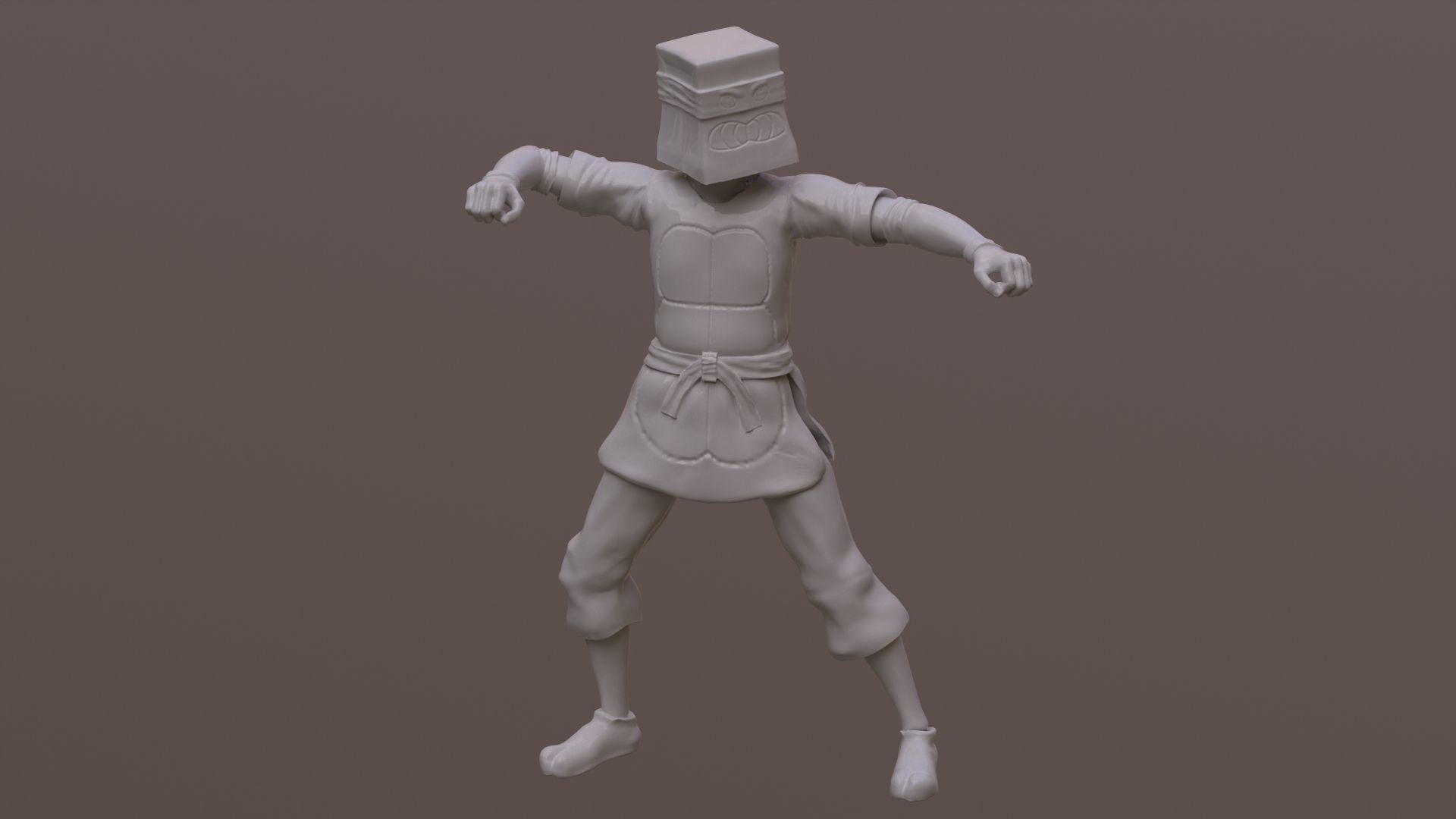 Crooked Ninja Turtle Gang - TMNT 1987 TV series 3D print model_25