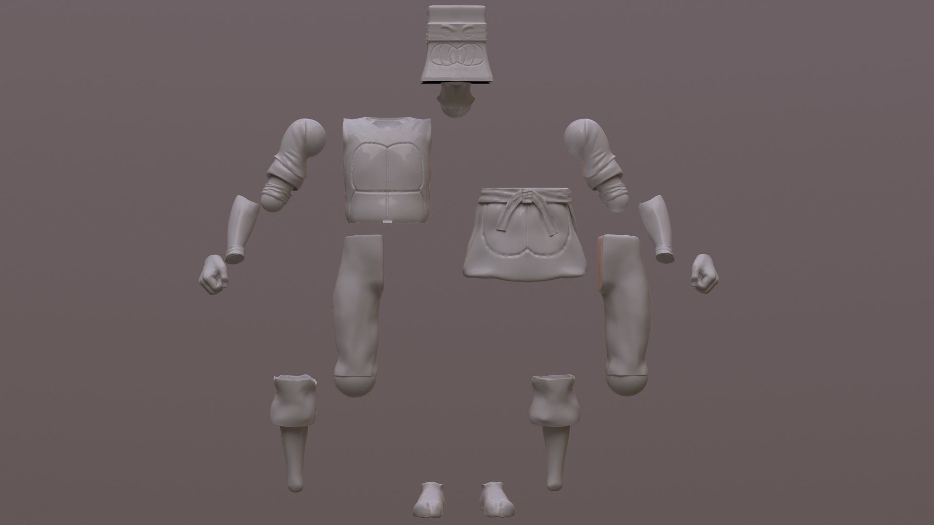 Crooked Ninja Turtle Gang - TMNT 1987 TV series 3D print model_11