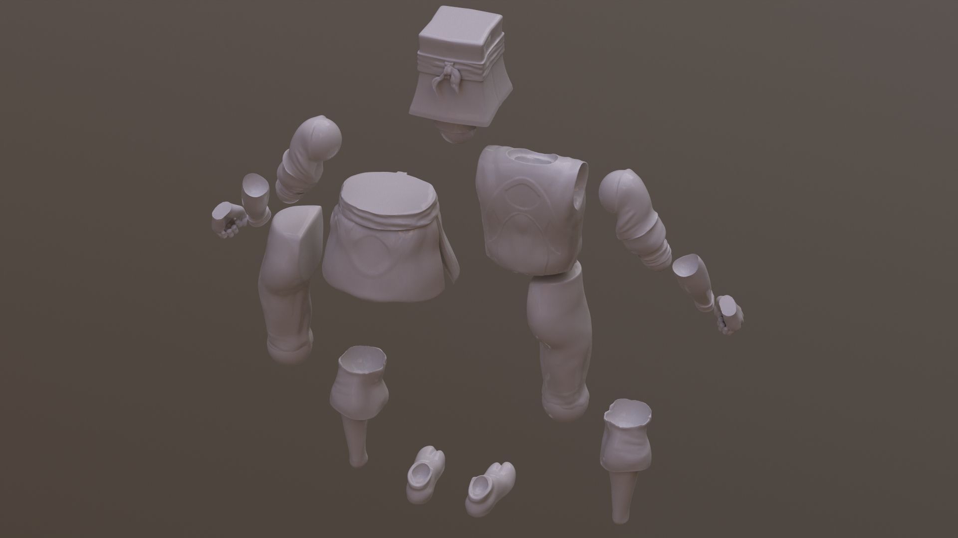 Crooked Ninja Turtle Gang - TMNT 1987 TV series 3D print model_13