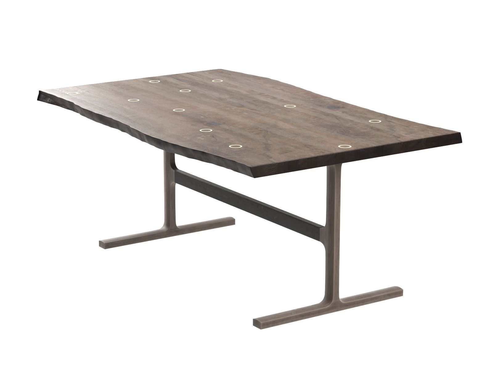 Table Model Collection side with three tiers 3D model_3