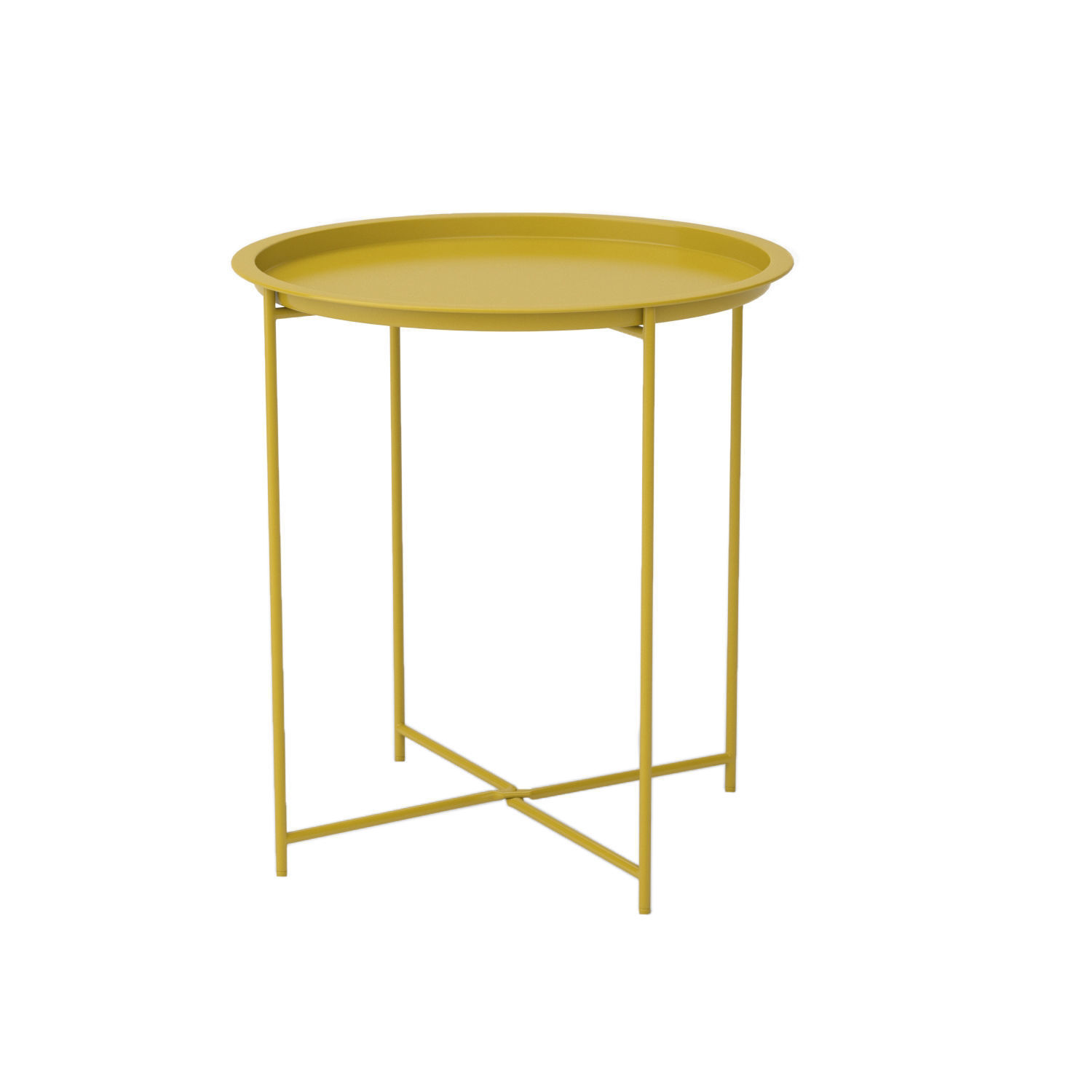 Table Model Collection side with three tiers 3D model_11