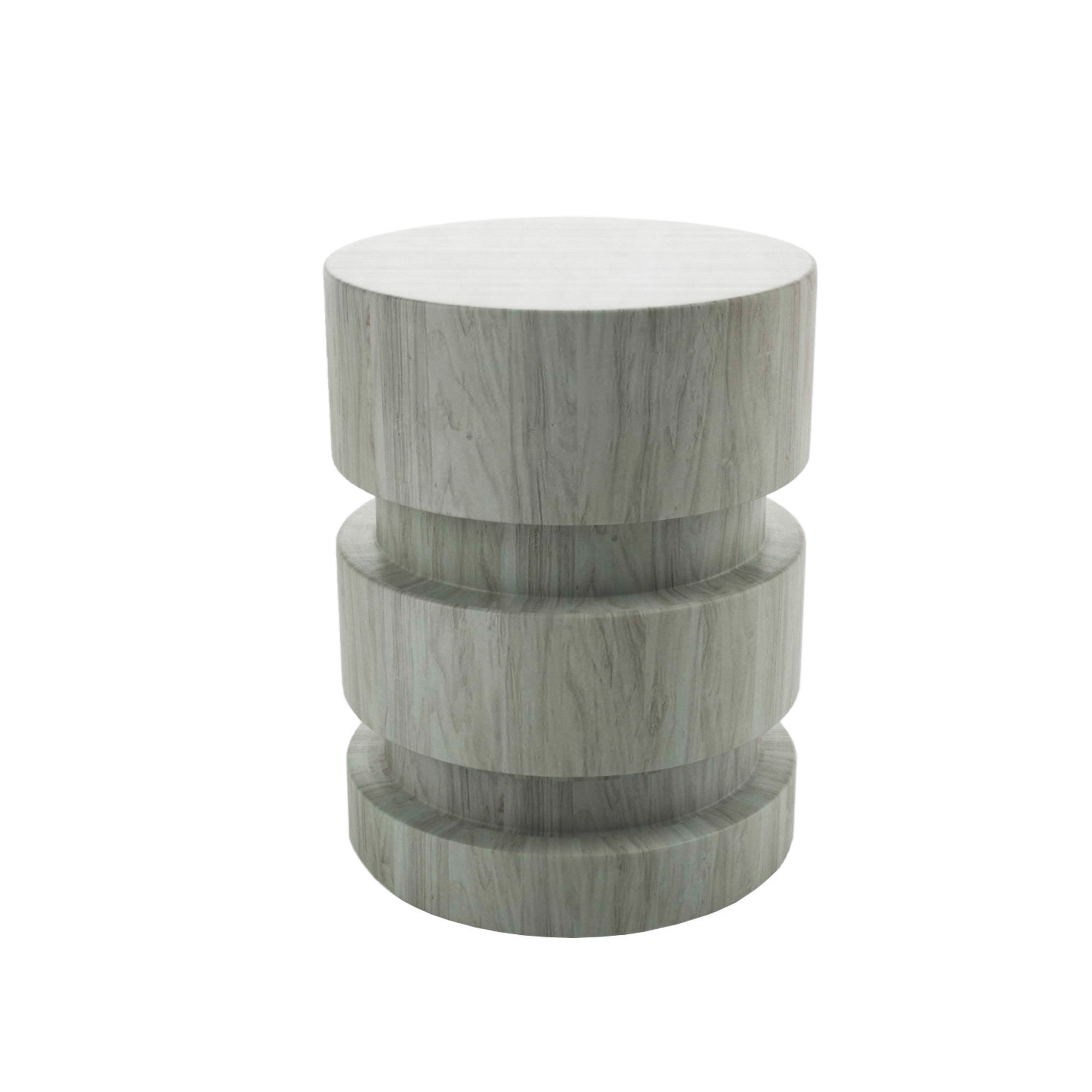 Table Model Collection side with three tiers 3D model_6
