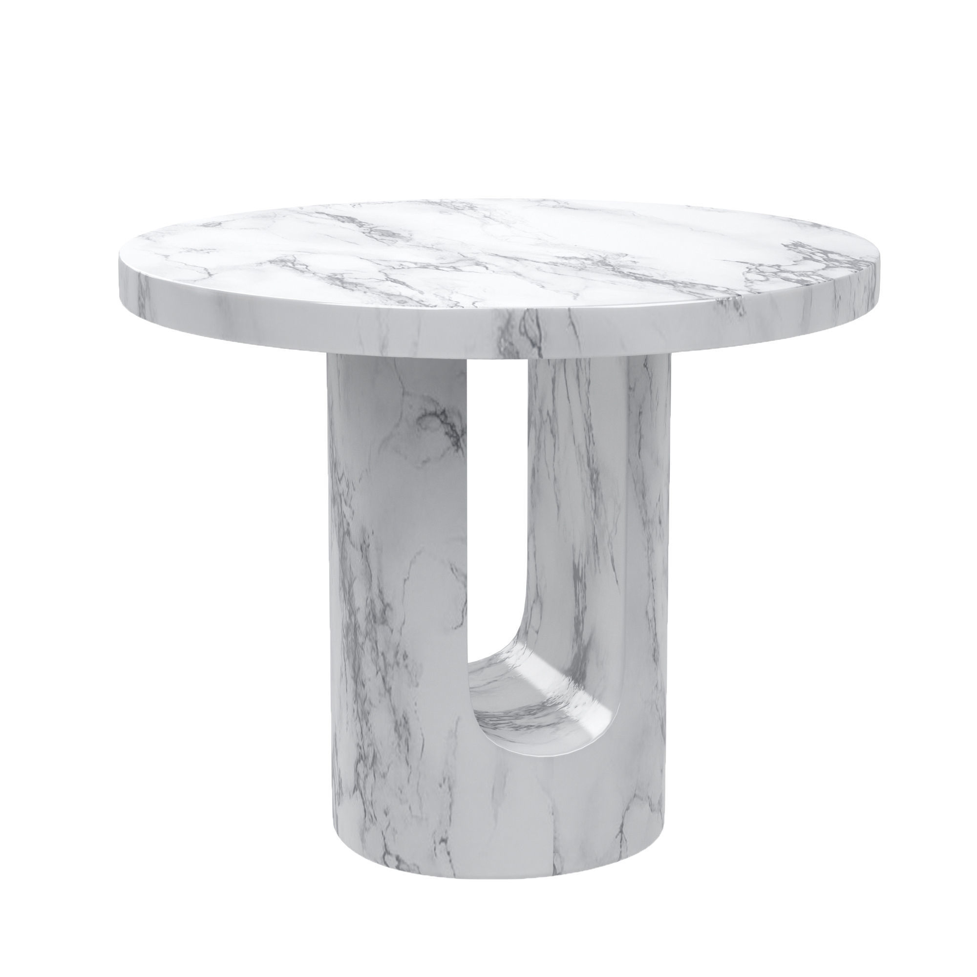 Table Model Collection side with three tiers 3D model_20