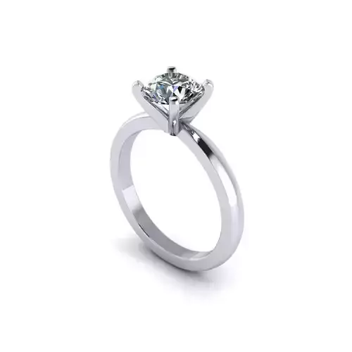Emanuel Yacab Solitaire Dior Ring