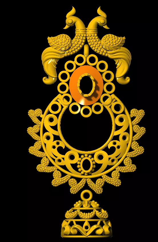 Chand bali earings 3D print model_0