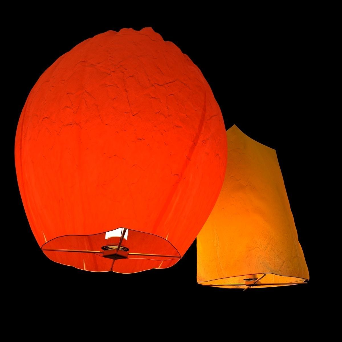 Chinese sky 3D model_4