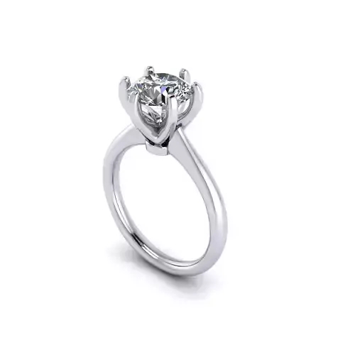 Solitaire One Stone Diamond Ring