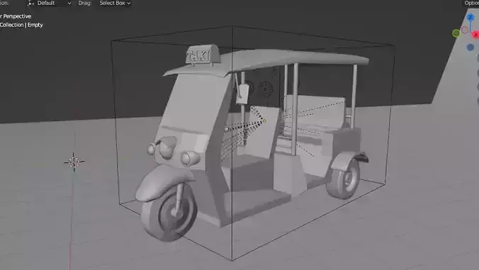 TUKTUK In BANGKOK THAILAND